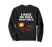 Retroceso Vintage Tech Humor No Tengo Idea de lo Que es Esto Sudadera
