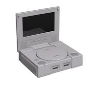 RETROFLAG PiStation Case con Raspberry Pi 4 Pantalla LCD 800x480 Pixel 3.4 Pulgadas y Altavoz Estéreo, Disipador Ventilador Cable HDMI Tarjeta Micro SD 32GB y Lector de Tarjetas SD para Raspberry Pi 4