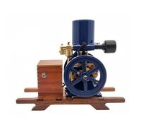 RETROL - Modelo de motor de gasolina Hit And Miss de 3.6 cc, 1/5 vertical de un solo cilindro de 4 tiempos, mezclador de cemento estacionario RTR de metal de combustión interna, kit STEM para