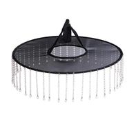 Retros Fashion Veils Headgear - Elegante tocado de novia, velos temáticos de fiesta, sombrero para recreaciones históricas y disfraces de moda retro