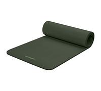 Retrospec Solana - Tapete de yoga de 1/2 pulgada de grosor con correa de nailon para hombres y mujeres, tapete antideslizante para yoga, pilates, estiramiento, entrenamiento de suelo y fitness, abeto