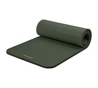 Retrospec Solana - Tapete de yoga de 1 pulgada de grosor con correa de nailon para hombres y mujeres, tapete de ejercicio antideslizante para yoga en casa, pilates, estiramiento, entrenamiento de