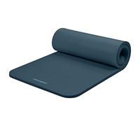 Retrospec Solana - Tapete de yoga de 1 pulgada de grosor con correa de nailon para hombres y mujeres, tapete de ejercicio antideslizante para yoga en casa, pilates, estiramiento, entrenamiento de