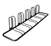 Retrospec Stash Rack - Soporte de suelo para 2, 4 y 5 bicicletas, organizador de almacenamiento para bicicleta de montaña, bicicleta de carretera, resistente a la intemperie, revestimiento de acero en