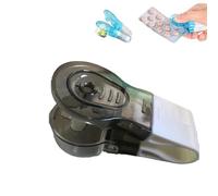 Retrospecti Portable Pill Taker Household Gadgets, Portable Drug Pill Taker Remover, Pill Opener Tool For Nurses, Tablets Pills Blister Pack Opener Assistance Tool, Pill Opener Tool (Black,1 pcs)