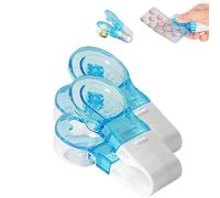 Retrospecti Portable Pill Taker Household Gadgets, Portable Drug Pill Taker Remover, Pill Opener Tool For Nurses, Tablets Pills Blister Pack Opener Assistance Tool, Pill Opener Tool (Blue,2 pcs)