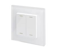 Retrotouch Friends of Hue Smart Switch - Interruptor de cristal blanco