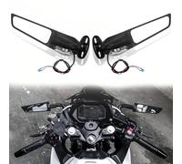 Rétroviseurs de moto, rotatifs à 360 ° avec clignotants à LED, rétroviseurs invisibles para Honda CBR600RR, para Kawasaki Ninja 300, para Suzuki GSXR 600, para Yamaha, para Ducati
