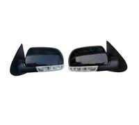 Retrovisor Auto Conjunto Completo De Espejos Retrovisores Exteriores Para Hyundai Para Santa Para Fe 2007-2012 8 Pines Plegado Eléctrico Y Con Luz Conjunto Espejo Lateral(Negro)