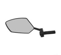 Retrovisor Bici Manillar 16.8-20mm Vidrio Claro | Ajuste 360 grados, vidrio anti-reflejos, visión clara sin distorsión, montaje izquierdo, seguridad vial(1PC)
