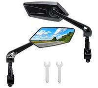 Retrovisor Bicicleta 2 Piezas Retrovisor Patinete Electrico Espejo Retrovisor Bicicleta Accesorios Bicicleta para Manillar Bicicletas y Vehículos Eléctricos [Lzquierda + Derecha]