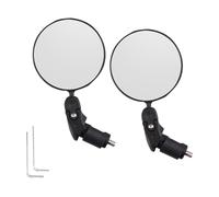 Retrovisor bicicleta, Espejo Retrovisor Bicicleta HD, Espejos de Bicicleta, Espejo Manillar Bicicleta 360° Ajustable con Lente Convexa Acrílica para Bicicleta de Montaña o Eléctrica, 2 Piezas