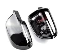 Retrovisor caparazón 2 Piezas Para Cubierta Coche Para Superb Para A4 Para A5 S5 B8.5 B8 RS5 RS4 S6 S4 Cubierta Cubierta Protección Luz Señal Carcasa retrovisors puerta(Bright black-B8)
