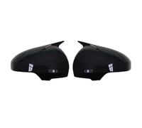 Retrovisor caparazón Carcasa De Retrovisor Luz Intermitente Para Toyota Para Mark 2010 2011 2012 2013 2014 2015 2016 Carcasa retrovisors puerta(Bright Black)