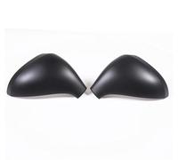 Retrovisor caparazón Cubierta Espejo Retrovisor Lateral Coche Textura Carbono ABS Para Peugeot 207 308 2006-2014 Carcasa retrovisors puerta(Matte Black)