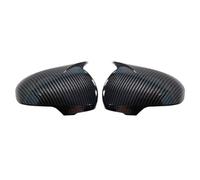 Retrovisor caparazón Tapa Carcasa Del Espejo Retrovisor Con Luz Señal Giro Para Toyota Para Mark X Para Reiz 2010-2016 Carcasa retrovisors puerta(Carbon Fiber Pattern)