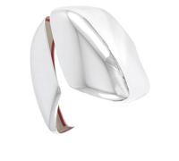 Retrovisor Carcasas Espejos Para Navara Para NP300 2017-2019 2 Piezas Cubierta Espejo Retrovisor Lateral Fibra Carbono Cromo Accesorios Izquierdo Derecho(A Chrome)