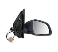 Retrovisor Completo para VW para Polo para MK4 05-09 9N Hatch Espejo retrovisor Derecho imprimado Cable Manual Retrovisor Exterior Coche