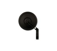 Retrovisor contrapeso de manillar highsider pro retro-corto-negro para moto