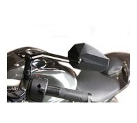 Espejo HIGHSIDER STEALTH-X3 con luz de posición LED, negro
