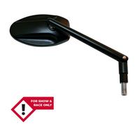 Retrovisor de manillar highsider smart ferrara-negro para moto repuestos