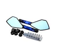 Retrovisor De Moto 8MM 10mm Para Benelli TNT125 TNT135 TNT250 TNT300 TNT600 BN600 BN302 Para Stels600 espejos laterales de motocicleta(AZUL)