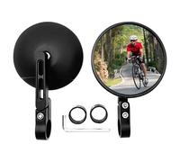 Retrovisor de motocicleta homologado 360° Giratorio, Retro Moto Redonda, Retrovisor Extremo de Manillar Universal para Patinete Eléctrico, Scooter, Velo, ATV (1 par)