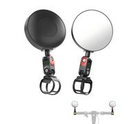 Retrovisor de scooter compatible con Segway Ninebot y todos los KickScooter Max G30 G2 G3 ZT3 PRO GT3 F3 E3 (excepto Air T15), gran angular ajustable