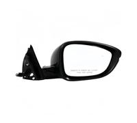 Retrovisor derecho Espejo retrovisor izquierdo 8 pines, pintado en blanco, para Accord 2018, 2019, 2020, 2021, 2022 y 2023 Retrovisor completo(Right Black)