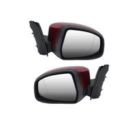 Retrovisor derecho Para Ford Para Focus Para MK3 Conjunto espejos retrovisores puerta Euro Candy Espejo retrovisor calefactable ala roja vino tinto Retrovisor exterior coche(1pair)