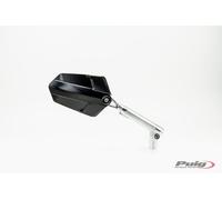Retrovisor Derecho Puig Explorer Homologado Cuerpo Negro / Varilla Aluminio