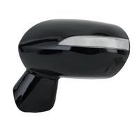 Retrovisor Espejo Completo Para Fit Para Jazz 2005-2008 Lámpara negra brillante con luz de señal giro Espejo lateral 5 cables Side View Mirror(1pc left)