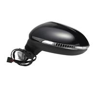 Retrovisor Espejo Completo Para VW Para Passat B8 2017 2018 2019 2020 Auto Lado Izquierdo Derecho Potencia Calefacción Plegable Señal Giro 6 8 9 13 Cables Conjunto Espejo Lateral(6 Wires L Black B)