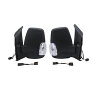 Retrovisor Espejo Retrovisor Lateral 2 Cables Para Ford Para Transit MK8 V363 Modelos Brazo Corto Europeos 2013-2022 Manual Color Negro Accesorios Coche Espejo Exterior(bien)
