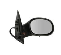 TYC Europe B.V. Espejo retrovisor derecho eléctrico Citroen C2 Bj 03+ Negro con calefacción
