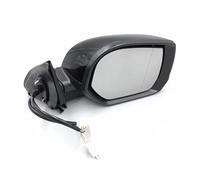 Retrovisor exterior coche Para Foday para Landfort F22 Conjunto espejo retrovisor puerta, conjunto espejo señal de giro de 9 pines Retrovisor derecho(White-Left)
