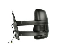 Retrovisor exterior completo eléctrico convexo cromado térmico rugoso negro c/intermitente (brazo largo) izq.