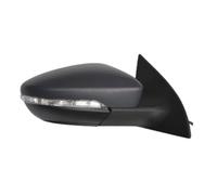 Retrovisor Exterior Conjunto Completo De Retrovisores Exteriores Para VW Para Scirocco 2009 2010 2011 2012 2013 2014 2015 2016, 6,9 Pines Conjunto Espejos Auto(Negro,6 pines a la derecha)
