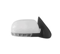 Retrovisor Exterior Conjunto De Espejo Retrovisor Para Hyundai Para Santa Para Fe 2.4L .7L 2007-2012 8 Pines, Espejos Laterales Puerta Y Retrovisores Conjunto Espejos Auto(Blanco,8 pines a la derecha)
