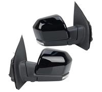 Retrovisor Exterior Conjunto Espejo Retrovisor Para Ford Para F150 2015-2020 Espejos Laterales Completos 18+4 Pines Enchufe Doble Cámara Plegable Eléctrica Conjunto Espejos Auto