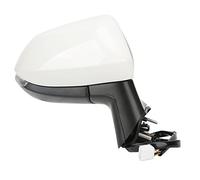 Retrovisor Exterior, Cristal Transparente Blanco de 6 Pines, Abatible Manual, Retrovisor Lateral con CalefaccióN eléCtrica para el AutomóVil (Derecha)