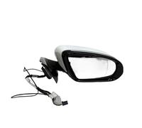 Retrovisor Exterior Espejo retrovisor Lateral Puerta para Mercedes para Benz W213 Clase E con calefacción, Plegable Memoria atenuación automática. Retrovisor Derecho(1pc Left Black)