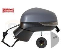 Retrovisor Exterior Izquierda Con Blinklicht Apto para Ford Fiesta VII Van HF