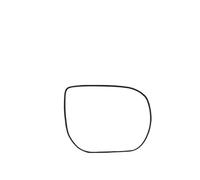 Retrovisor Exterior Para Hyundai Para Santa Fe IX45 2013-2017 Espejos Retrovisores Exteriores De Cristal Con Cafacción Retrovisor(1PCS right side)