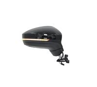Retrovisor exterior Para VW Para Tiguan conjunto espejo retrovisor lateral puerta 8 pines, espejo retrovisor negro doble enchufe con luz punto ciego. Retrovisor completo(1pc right)