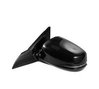 Retrovisor Exterior Reemplazo Del Espejo Retrovisor Izquierdo Negro Brillante Plegable Manual Para Accord 13-17 Soporte Para Espejo