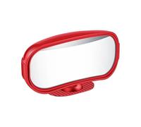 Retrovisor interior coche Espejo Retrovisor Rectangular Para Coche Ángulo Ajustable Para Seguridad De Visión Lado Ancho Convexo Automático Retrovisors interiors universal(1PCS Red)