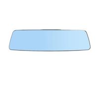 Retrovisor interior Espejo retrovisor Interior de cristal para coche, lente microcurvatura 3000R, espejo sin marco azul gran angular antideslumbrante Retrovisor interior delantero