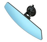 Retrovisor Interior Universal para Coche Espejo Panorámico Antideslumbrante con Clip para Aprendizaje de Conducción (Espejo Azul/Abanico con Ventosa)