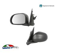 Retrovisor Izquierdo Cubierta Negro Regulación A Cables Adecuado A Fiat 500L